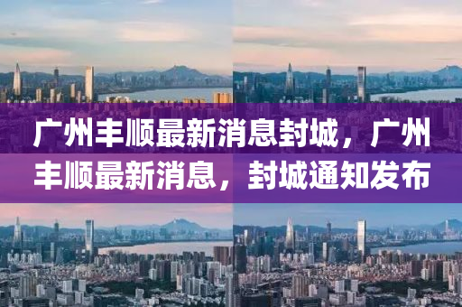 广州丰顺中山市多米克自动化设备有限公司最新消息封城，广州丰顺最新消息，封城通知发布